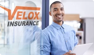 Velox Insurance employee.
